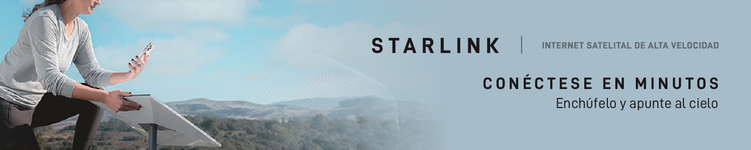 Starlink — Internet satelital de alta velocidad, conéctese en minutos